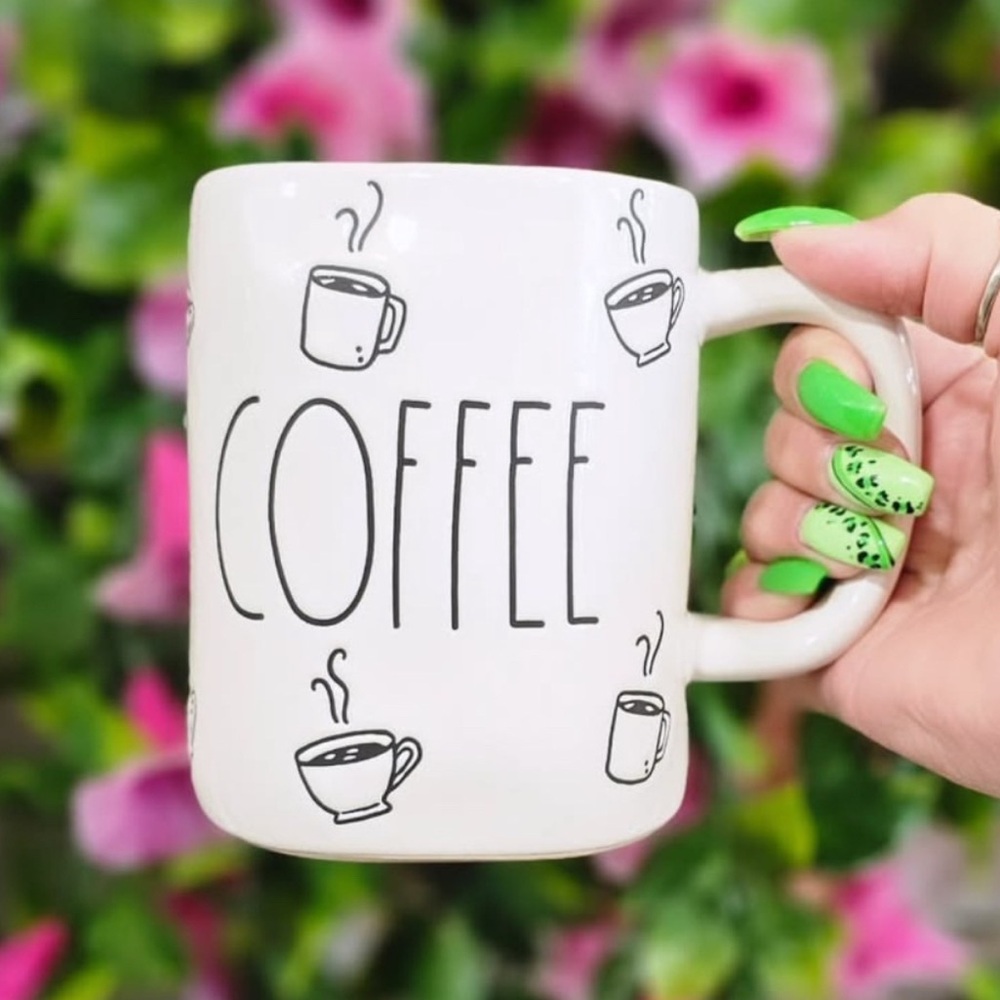Rae Dunn White Coffee Mug
